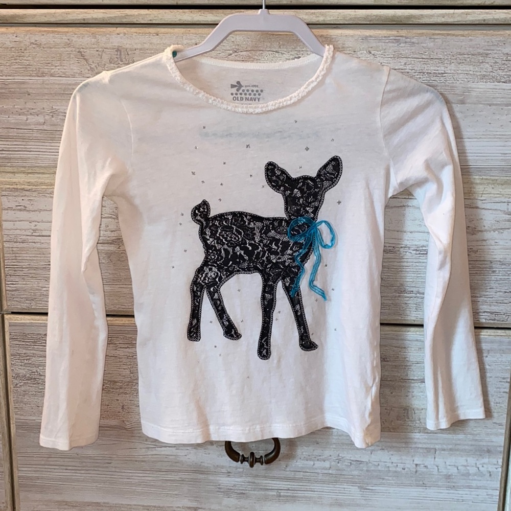 Girls Long sleeve Deer Shirt
